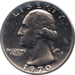 1970 QUARTER DOLLAR USA ( PROOF ) - WORLD COINS - Cambridgeshire Coins