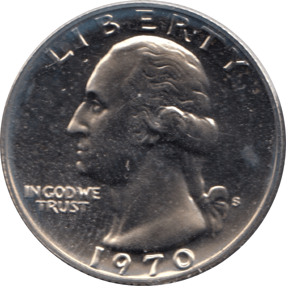 1970 QUARTER DOLLAR USA ( PROOF ) - WORLD COINS - Cambridgeshire Coins