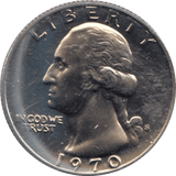 1970 QUARTER DOLLAR USA ( PROOF ) - WORLD COINS - Cambridgeshire Coins
