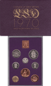 1970 ROYAL MINT PROOF SET - ROYAL MINT PROOF SET - Cambridgeshire Coins