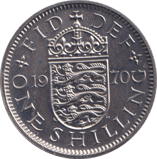 1970 SHILLING ( PROOF ) - Shilling - Cambridgeshire Coins