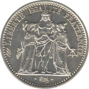 1970 SILVER 10 FRANCS FRANCE ( UNC ) - WORLD SILVER COINS - Cambridgeshire Coins