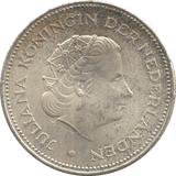 1970 SILVER 10 GULDEN NETHERLANDS QUEEN JULIANA 3 - WORLD SILVER COINS - Cambridgeshire Coins