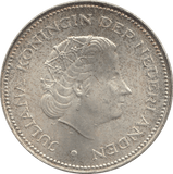 1970 SILVER 10 GULDEN NETHERLANDS QUEEN JULIANA 7 - WORLD SILVER COINS - Cambridgeshire Coins