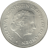 1970 SILVER 10 GULDEN NETHERLANDS QUEEN JULIANA 9 - WORLD SILVER COINS - Cambridgeshire Coins