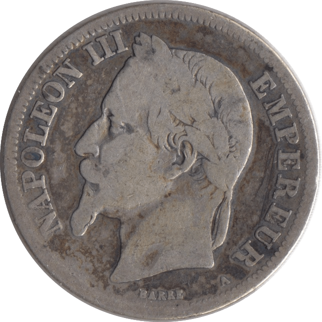 1970 SILVER 2 FRANCS FRANCE - SILVER WORLD COINS - Cambridgeshire Coins