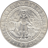 1970 SILVER 50 SCHILLING AUSTRIA - SILVER WORLD COINS - Cambridgeshire Coins