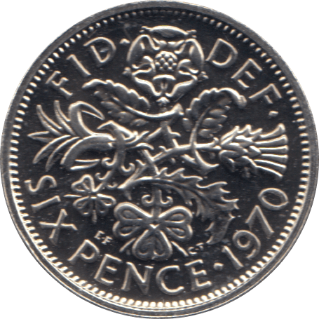 1970 SIXPENCE ( PROOF ) - Sixpence - Cambridgeshire Coins