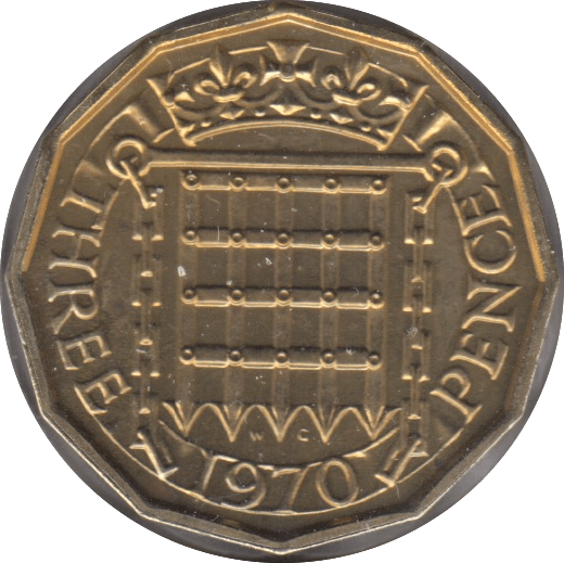 1970 THREEPENCE ( PROOF ) - Cambridgeshire Coins