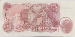 1970'S TEN SHILLINGS BANKNOTE FORDE ( UNC ) - 10 Shillings Banknotes - Cambridgeshire Coins