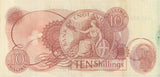 1970'S TEN SHILLINGS BANKNOTE FORDE USED - 10 Shillings Banknotes - Cambridgeshire Coins