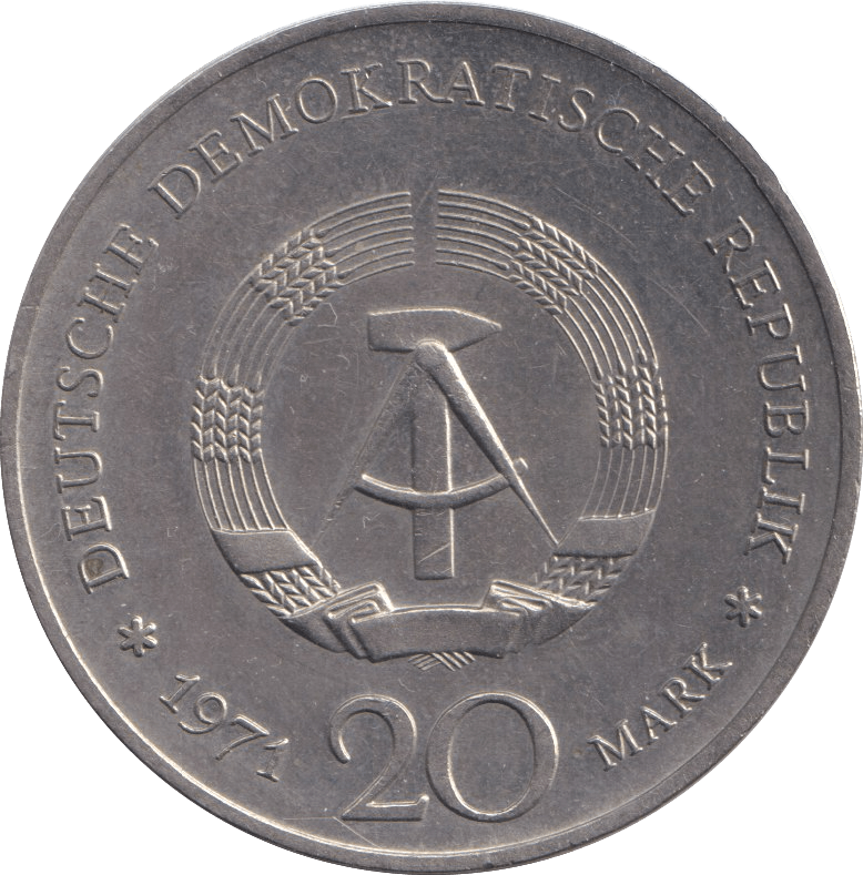 1971 20 MARK GERMANY - Cambridgeshire Coins