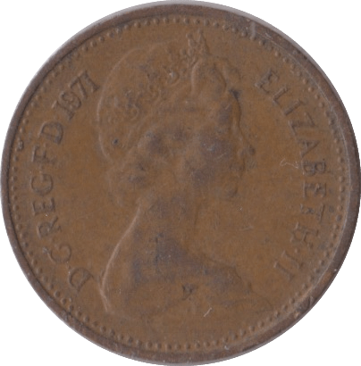 1971 DECIMAL HALFPENNY - Halfpenny - Cambridgeshire Coins