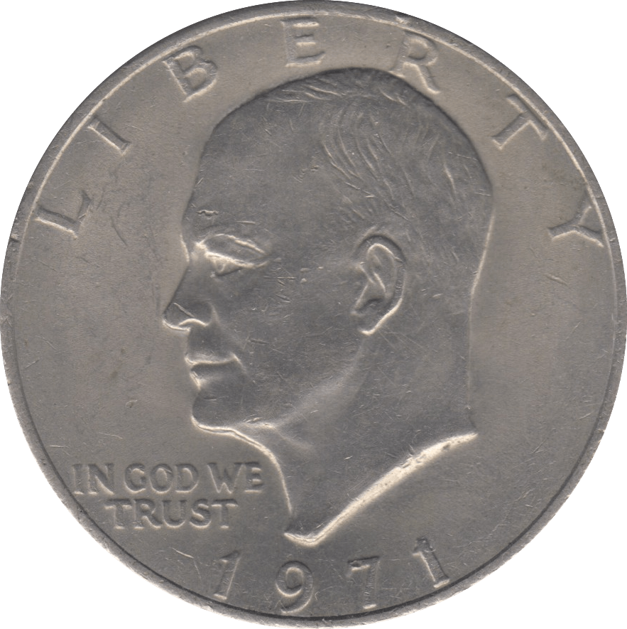 1971 DOLLAR USA - SILVER WORLD COINS - Cambridgeshire Coins