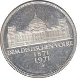 1971 GERMANY SILVER 5 MARKS ( UNC ) - SILVER WORLD COINS - Cambridgeshire Coins