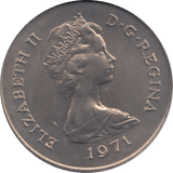 1971 GIBRALTAR 25 NEW PENCE - WORLD COINS - Cambridgeshire Coins