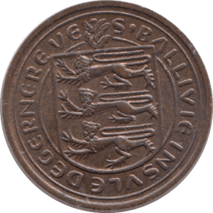 1971 GUERNSEY ONE PENNY - WORLD COINS - Cambridgeshire Coins