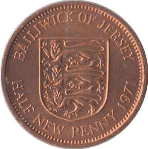 1971 HALFPENNY JERSEY ( UNC ) - WORLD COINS - Cambridgeshire Coins
