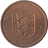 1971 HALFPENNY JERSEY ( UNC ) - WORLD COINS - Cambridgeshire Coins