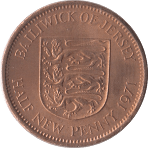 1971 HALFPENNY JERSEY ( UNC ) - WORLD COINS - Cambridgeshire Coins