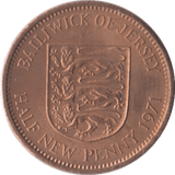 1971 HALFPENNY JERSEY ( UNC ) - WORLD COINS - Cambridgeshire Coins