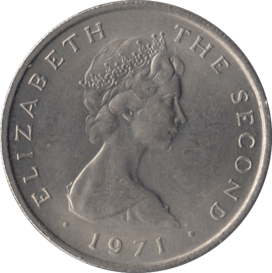 1971 ISLE OF MAN FIVE PENCE - WORLD COINS - Cambridgeshire Coins
