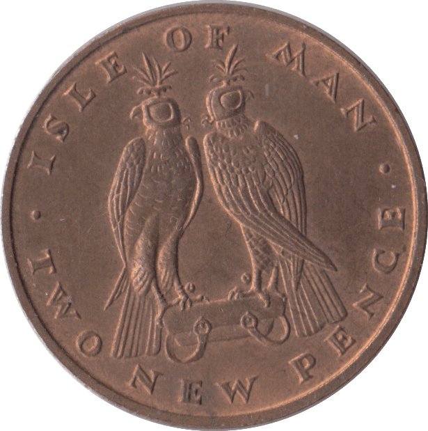 1971 ISLE OF MAN TWO PENCE - WORLD COINS - Cambridgeshire Coins