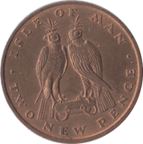 1971 ISLE OF MAN TWO PENCE - WORLD COINS - Cambridgeshire Coins
