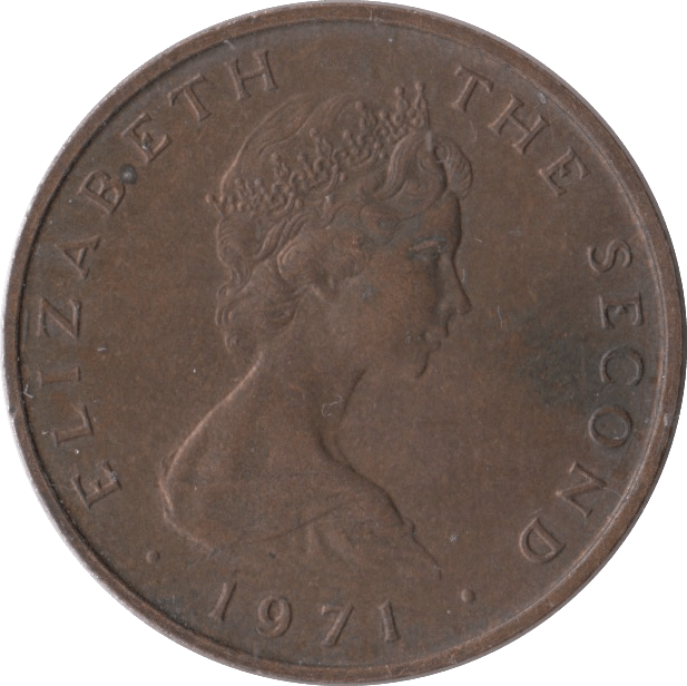 1971 ISLE OF MAN TWO PENCE - WORLD COINS - Cambridgeshire Coins