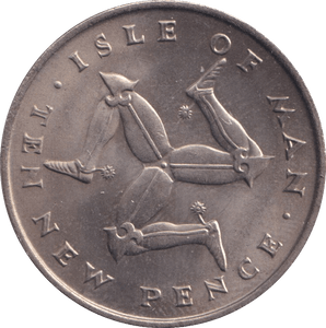 1971 NEW PENCE ISLE OF MAN - WORLD COINS - Cambridgeshire Coins