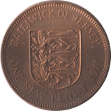 1971 ONE PENCE JERSEY ( UNC ) - WORLD COINS - Cambridgeshire Coins