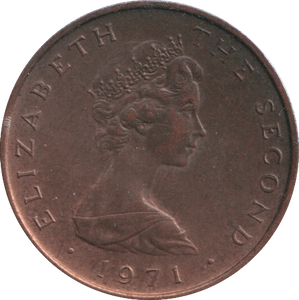 1971 PENNY ISLE OF MAN - WORLD COINS - Cambridgeshire Coins