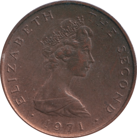 1971 PENNY ISLE OF MAN - WORLD COINS - Cambridgeshire Coins