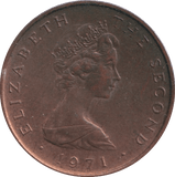 1971 PENNY ISLE OF MAN - WORLD COINS - Cambridgeshire Coins