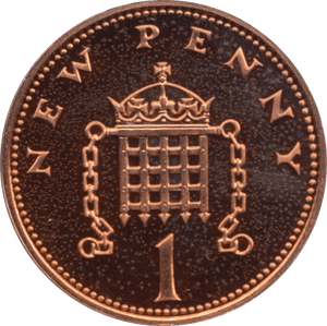 1971 PROOF DECIMAL ONE NEW PENNY - 1p Proof - Cambridgeshire Coins