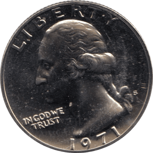 1971 QUARTER DOLLAR USA ( PROOF ) - WORLD COINS - Cambridgeshire Coins