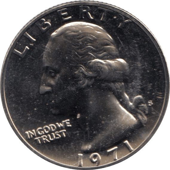 1971 QUARTER DOLLAR USA ( PROOF ) - WORLD COINS - Cambridgeshire Coins