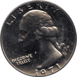 1971 QUARTER DOLLAR USA ( PROOF ) - WORLD COINS - Cambridgeshire Coins