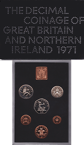 1971 ROYAL MINT PROOF SET - ROYAL MINT PROOF SET - Cambridgeshire Coins