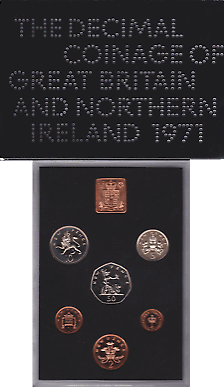 1971 ROYAL MINT PROOF SET - ROYAL MINT PROOF SET - Cambridgeshire Coins