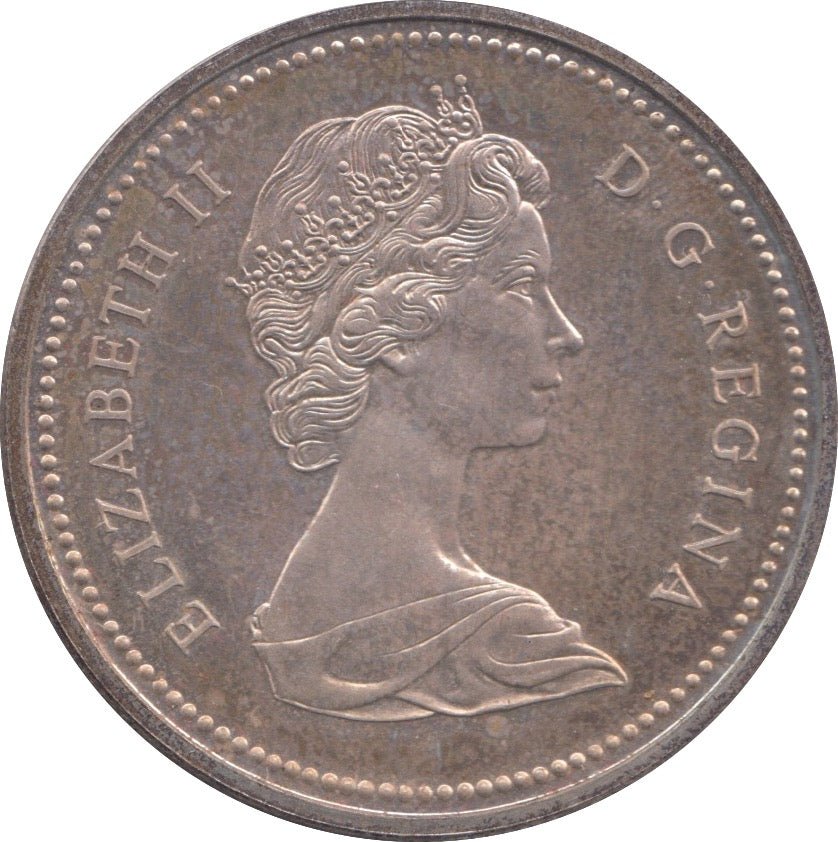 1971 SILVER CANADA DOLLAR - SILVER WORLD COINS - Cambridgeshire Coins