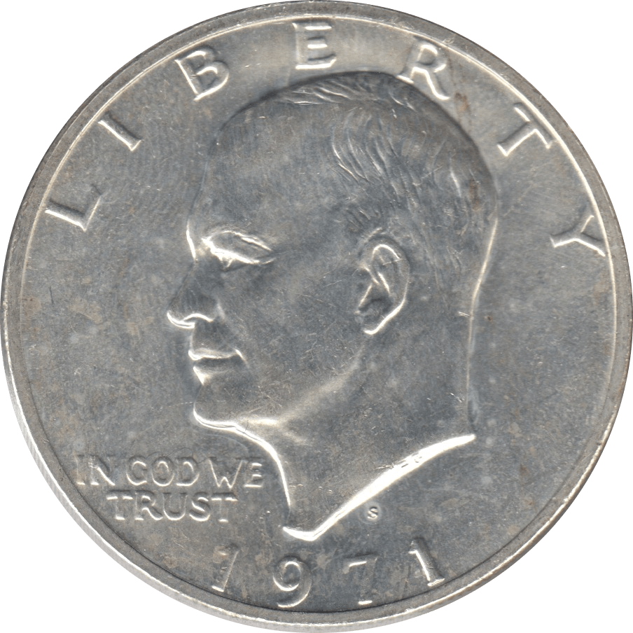 1971 SILVER DOLLAR USA - WORLD SILVER COINS - Cambridgeshire Coins