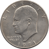 1971 SILVER EISENHOWER DOLLAR - SILVER WORLD COINS - Cambridgeshire Coins