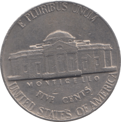 1971 USA FIVE CENTS - WORLD COINS - Cambridgeshire Coins