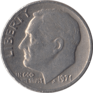 1971 USA ONE DIME - WORLD COINS - Cambridgeshire Coins