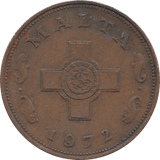 1972 1 CENT MALTA - WORLD COINS - Cambridgeshire Coins