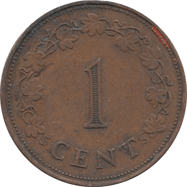 1972 1 CENT MALTA - WORLD COINS - Cambridgeshire Coins