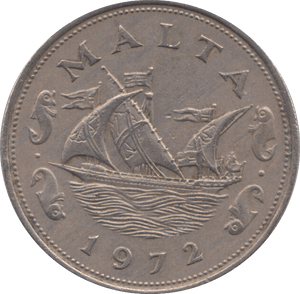 1972 10 CENTS MALTA - WORLD COINS - Cambridgeshire Coins
