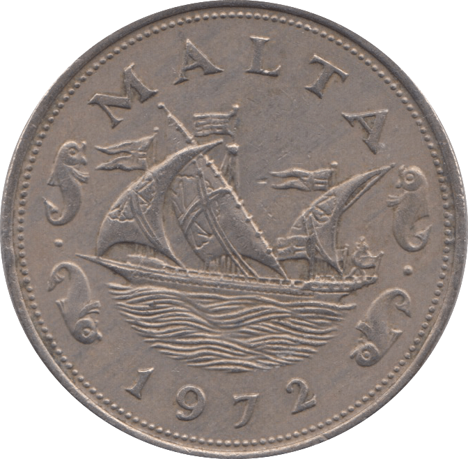 1972 10 CENTS MALTA - WORLD COINS - Cambridgeshire Coins