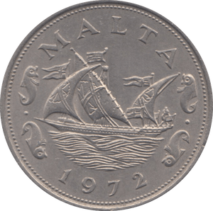 1972 10 CENTS MALTA - WORLD COINS - Cambridgeshire Coins